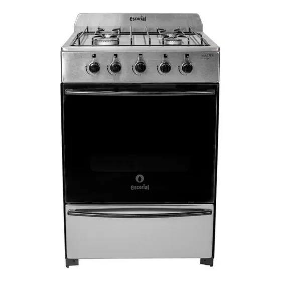 Cocina Escorial Master Classic Gas Natural Acero Inox 56cm