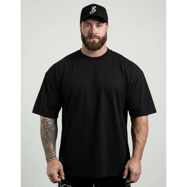 Camiseta Oversized Para Treino E Casual 100% Algodão Premium