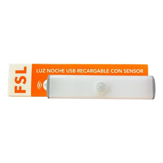 Luminaria Portatil De Mueble Recargable Luz Calida/fría  Fsl Blanco Cálido Blanco