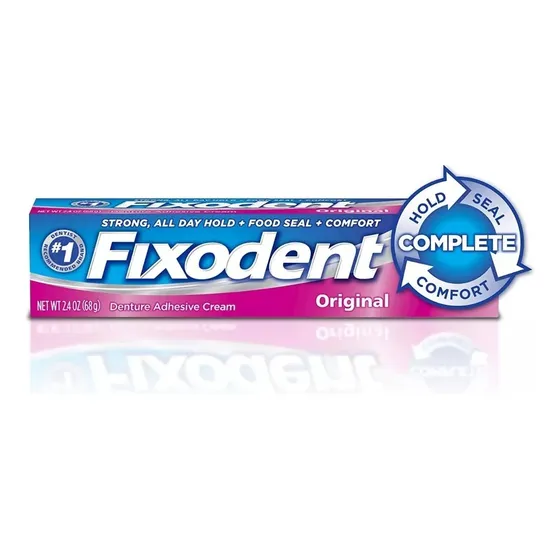 Crema Adhesiva Fixodent 68gr Para Dentadura