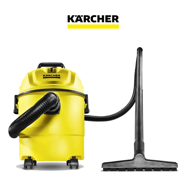 Aspiradora de agua y polvo WD1 1200W 15L Karcher amarillo