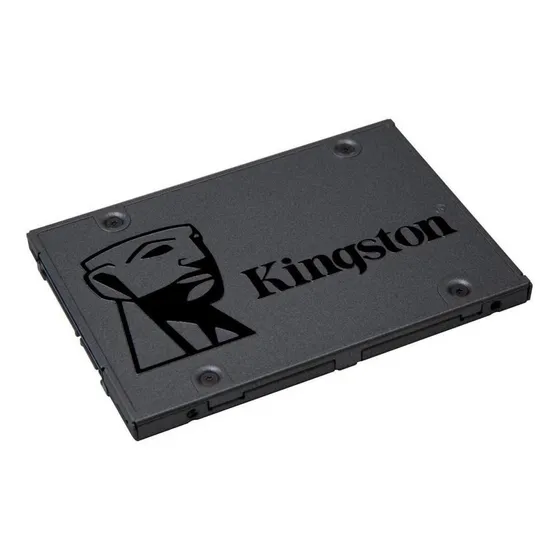 Ssd Sata 3.0 (6gb/s) 240gb Interno Kingston A400 Sa400s37/240g Leitura Até 500mb/s E Gravação Até 350mb/s Cor Preto