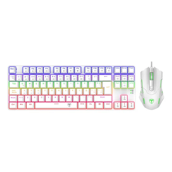 Combo T-dagger Advance Force White T-tgs005 Teclado + Mouse