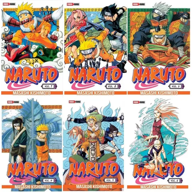Panini  - Naruto - Serie Completa De 72 Tomos - Nuevo !!