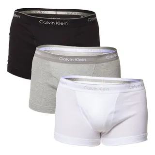 Kit 3 Cuecas Boxer Masculina Trunk Cotton Rib Calvin Klein Kit 3 Cuecas Boxer Masculina Trunk Cotton Rib Calvin Klein