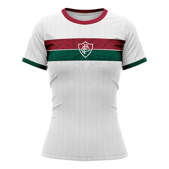 Camisa Fluminense Fc Stencil Feminina Licenciada Original