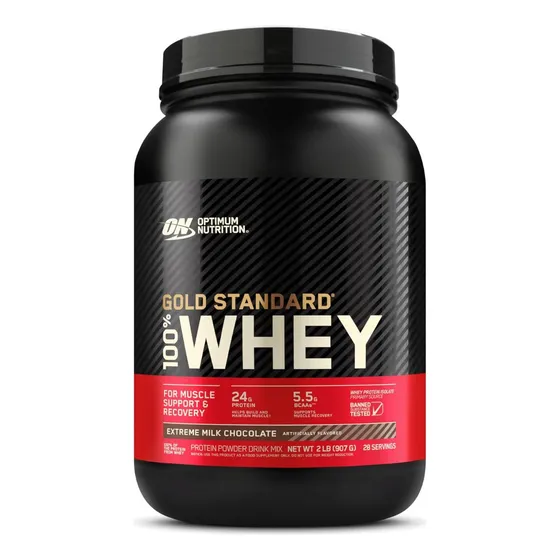 Proteína De Suero En Polvo Chocolate Optimum Nutrition 907 G Chocolate
