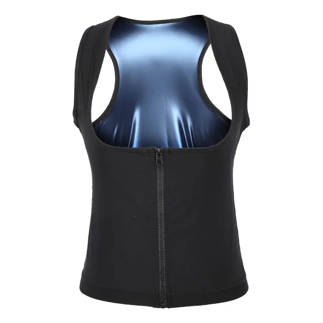 Faja Camiseta Térmica Reductora Cierre Compresion Modeladora