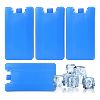 Paquete De 4 Hielos Reutilizables Bolsa De Hielo Delgada Paquete De 4 Hielos Reutilizables Bolsa De Hielo Delgada