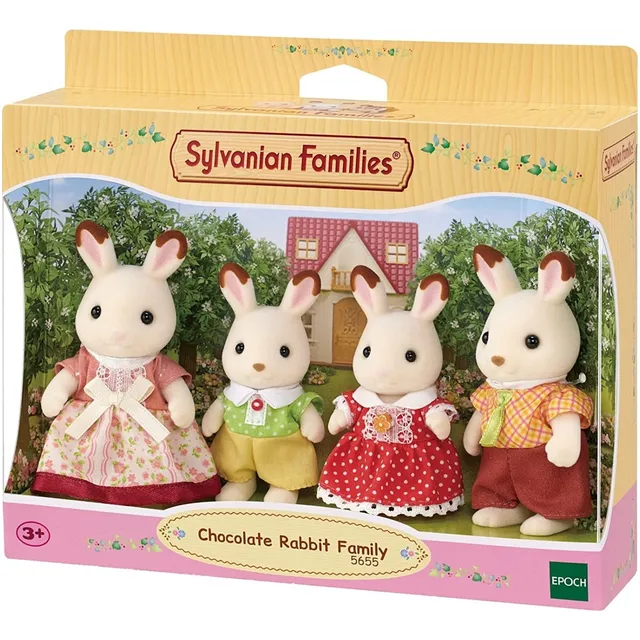 Sylvanian Families Familia Conejo Chocolate 5655