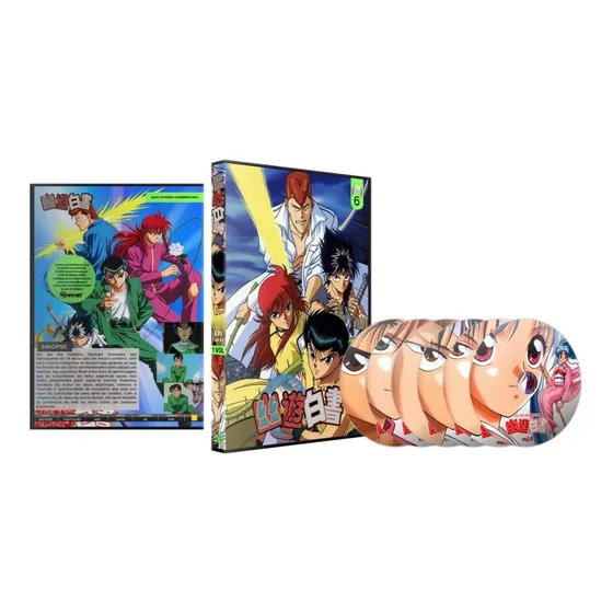 Dvd Yuyu Hakusho Série Completa Dual Áudio + Filmes + Ovas