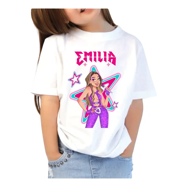 Remera Para Niñas De Emilia Mernes Cantante