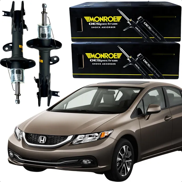 2 Amortecedor Civic 2012 2013 2014 2015 1.8 Monroe O Par