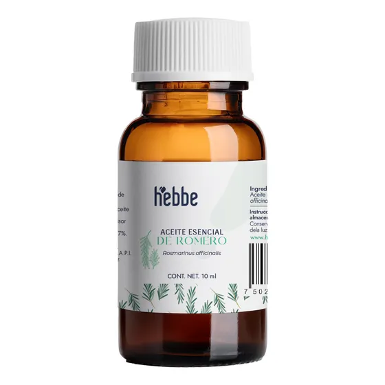 Aceite Esencial Romero Español Puro, Cosmético Capilar Corporal, Uso En Difusor Aromaterapia, Spa Hebbe Cosmetics & Ludika 10ml