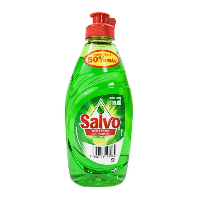 Lavatrastes Líquido Salvo Limón 300ml