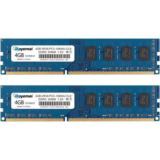 Memoria 2x4gb-ddr3-1333-10600-udimm-1.5v-blue-