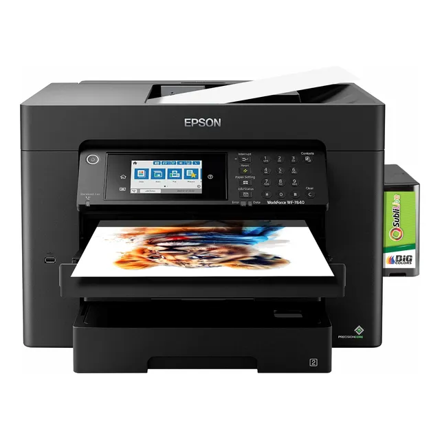 Epson Wf7840 Tablolide + Sistema Sublimacion Pro Big Colors®
