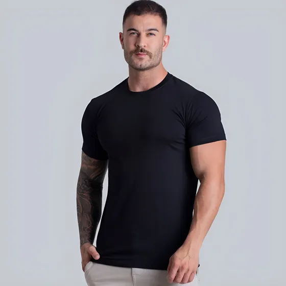 Camiseta Com Elastano Algodao Egipcio Original