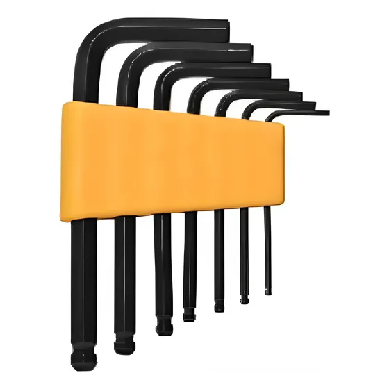 Set De Llaves Allen Punta De Bola De Acero Hr-m5075