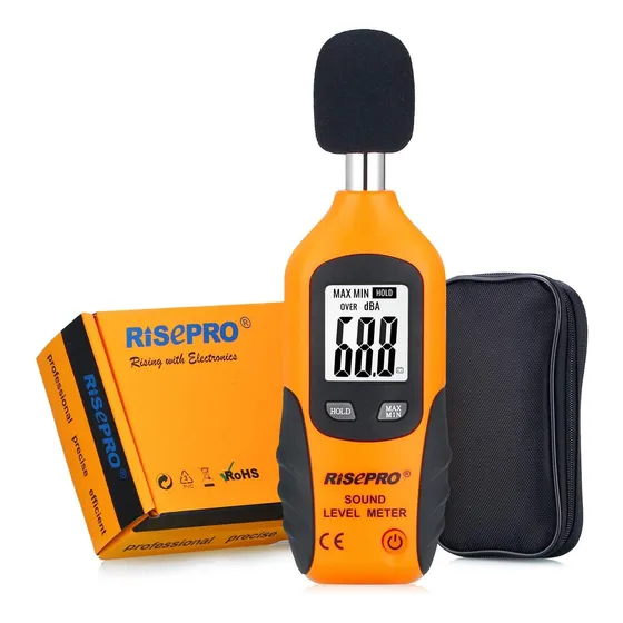 Medidor De Sonido Ruido Decibelios, Medidor Digital 