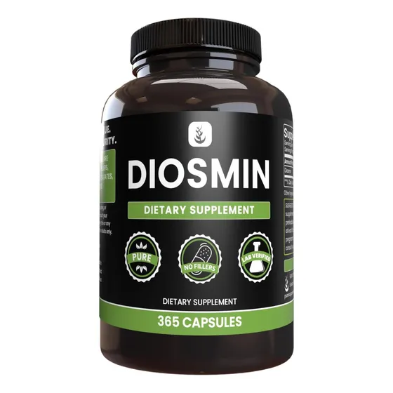 Ingredientes Originais Puros Diosmina (365 Cápsulas) Sem Enc
