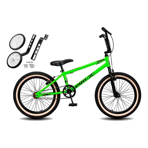 Bicicleta Aro 20 Quadro Em Alumínio Deeper Bmx Style Verde