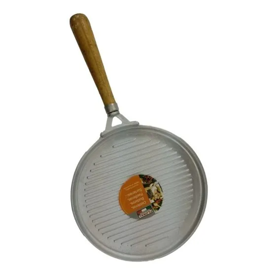 Budare Grill Acanalado Con Mango Flonal