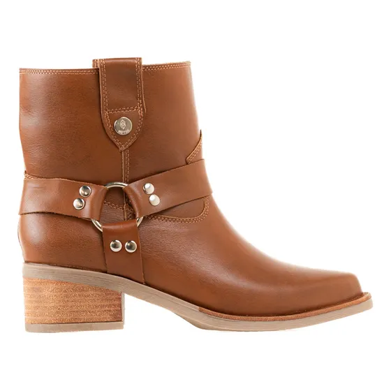 Botas Texanas De Cuero De Mujer Hesyr Heyas