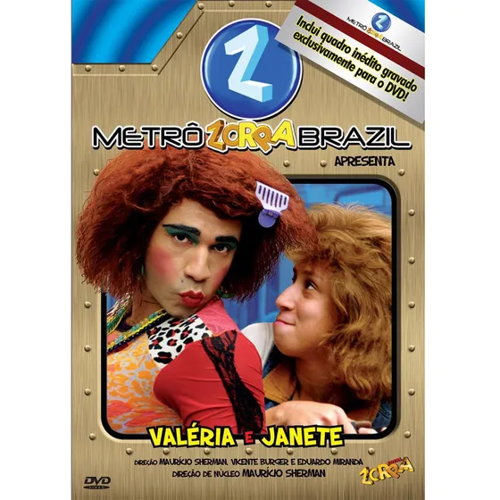 Dvd Metrô Zorra Brazil - Valéria E Janete
