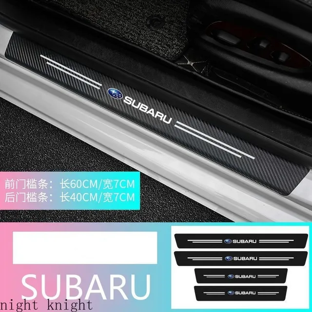 Pegatinas Umbral Puerta Coche Logo Película Protectora 9 [u]