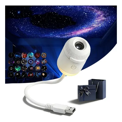 2-in-1 Galaxy Projector Night Light, 360° Rotating | MercadoLivre