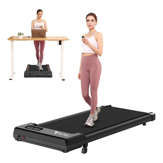 Caminadora Eléctrica Portátil Cardio Fitness Hogareña Remoto Color Negro