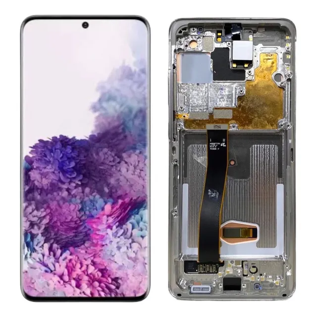 Tela Touch Display Para Galaxy S20 Ultra G988 Nacional Aro