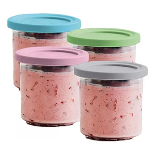 4 Recipientes Ninja Creami Para Helados Con Tapa 4 Recipientes Ninja Creami Para Helados Con Tapa