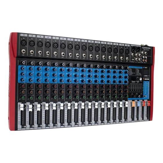Mesa De Som 16 Canais Soundvoice Ms162 Eux