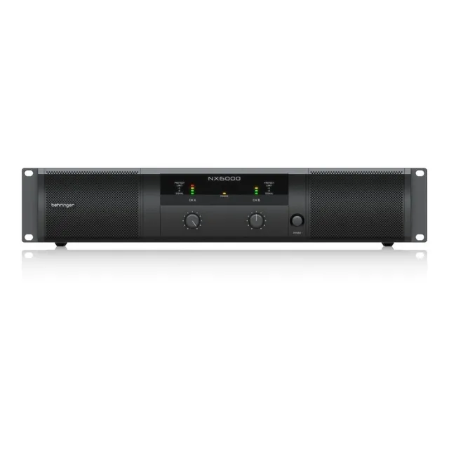 Amplificador De Audio Behringer Nx6000 6000 Watts Clase D Color Negro Potencia de salida RMS 6000 W