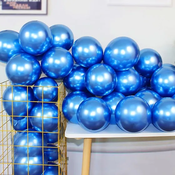 Globos Chrome Cromados Crome Brillantes X50 Uni 10¨pulgadas