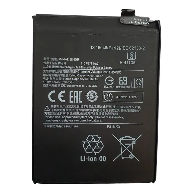Bateria Para Redmi Note 10 / Note 10s Bn59