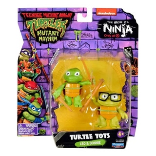 Tortugas Ninja Turtles Mutant Mayhem Figuras Leo Y Donnie Tortugas Ninja Turtles Mutant Mayhem Figuras Leo Y Donnie