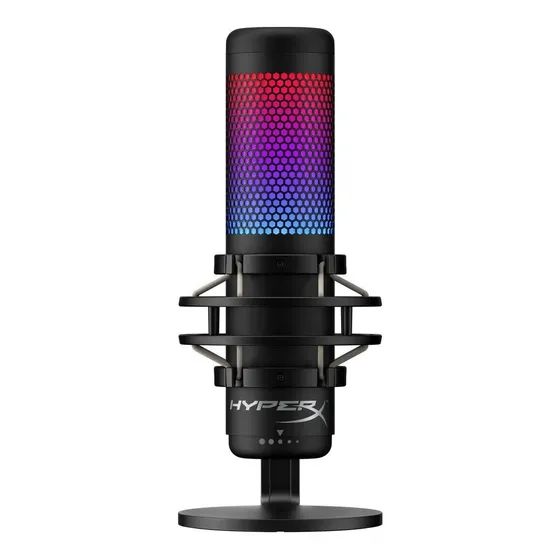 Micrófono HyperX Quadcast QuadCast S Condensador Omnidireccional, Estéreo, Bidireccional, Cardioide color black | Cuotas sin interés