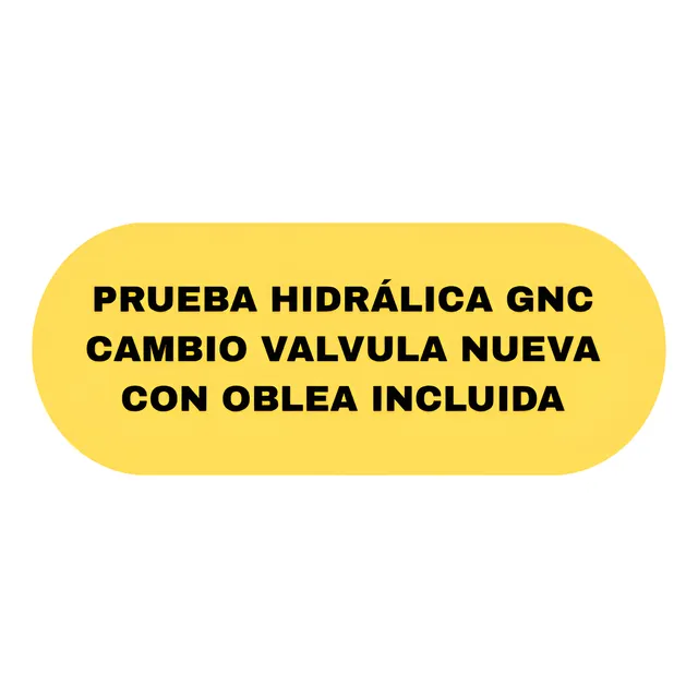 Prueba Hidráulica Gnc 1 Tubo Válvula Y Oblea