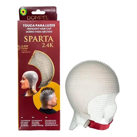 Dompel Gorro Sparta 2.4k Mechas Reflejos + Aguja Pelo