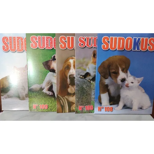 Sudokus  /5 Unidad 62 Paginas Cada Uno./
