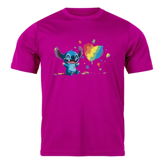 Camiseta Stitch Style Cartoon Filme Animação Lgbt Geek 