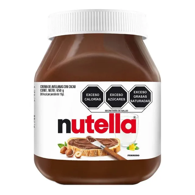 Crema de Avellanas Nutella 650g