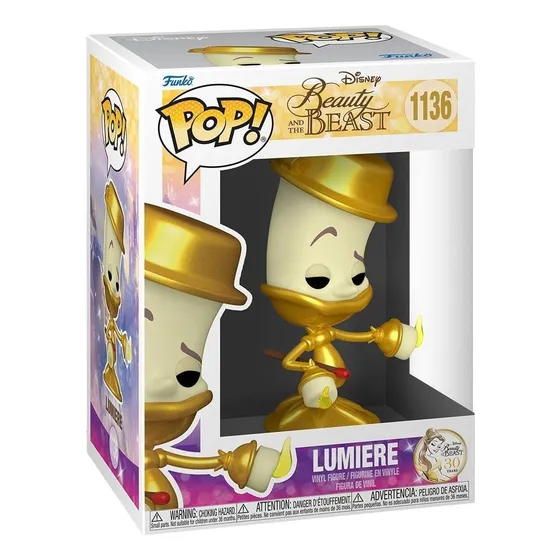 Funko Pop   Disney: La Bella Y La Bestia - Lumiere (1136)
