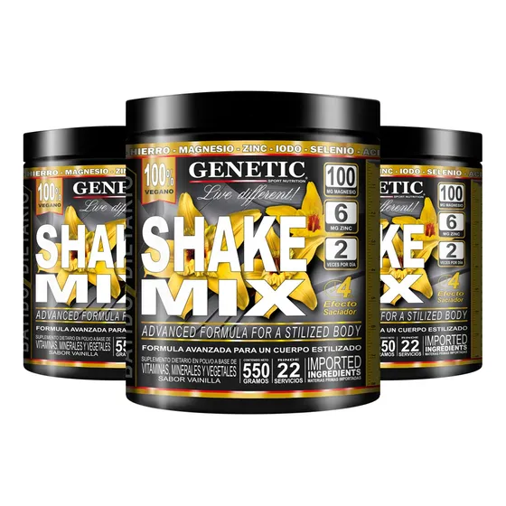 Batido Soja Vegano Shake Mix Dieta Reemplaza Comidas Genetic