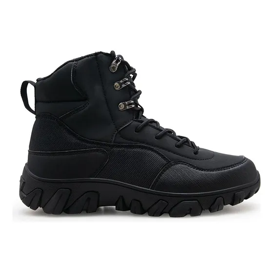 Botas Tacticas Hombre Tacticas Negras Casual Plataforma Jxmh