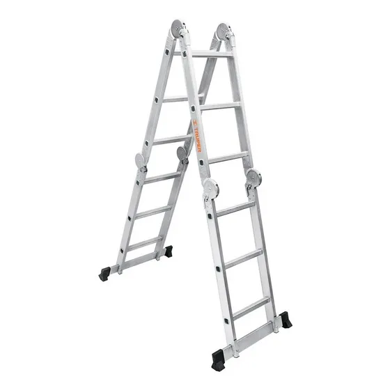 Escalera Multiposición 12 Peldaños 200 Kg Truper 100495