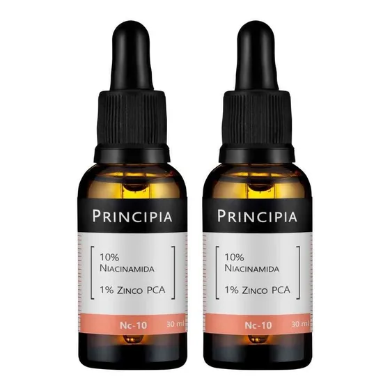 Kit C/ 2 Sérums Principia: 10% niacinamida y 1% zinc Pca para todo tipo de piel